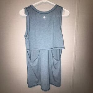 Lululemon Pushing Limits Muscle Tank in Heathered Seascape